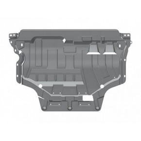 Защита картера и КПП для VOLKSWAGEN Tiguan, 2017-, V-2.0 AT 4wd
