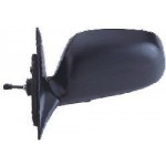 Зеркало левое механическое с тросиком черное (плоское) Mitsubishi Lancer 5 универсал