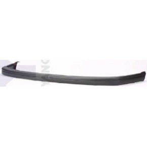 Передний бампер с отверстием под молдинг черный Mitsubishi Lancer 4