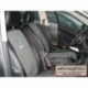 Чехлы SKODA Octavia A5 2004-2013. Боковины: Черные. Середина: Серая с перфорацией. Спинка: Чёрная экокожа