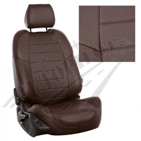 Чехлы для Ford Focus III Sport/Titanium Sd/Hb/Wag с 11г. (Экокожа Шоколад + Шоколад)