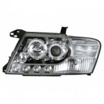 Тюнинг - комплект линзованных фар ангельские глазки Mitsubishi Pajero - 3 поколение