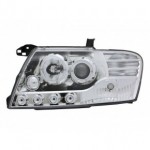 Тюнинг - комплект линзованных фар ангельские глазки с led (светодиоды) Mitsubishi Pajero - 3 поколение