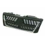 Решетка радиатора хром - черная Mitsubishi Pajero - 3 поколение