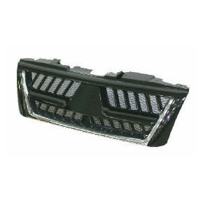 Решетка радиатора хром - черная Mitsubishi Pajero - 3 поколение