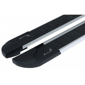 Пороги алюминиевые (RedLine) Suzuki Grand Vitara 2006 3 DOOR /5 DOOR