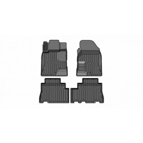 Коврики резиновые в салон 3D PREMIUM для Chevrolet Captiva (2006-)