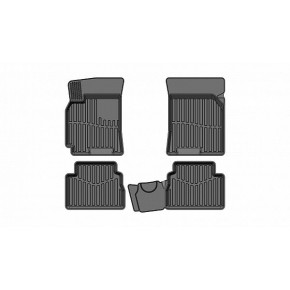 Коврики резиновые в салон 3D PREMIUM для Chevrolet Lacetti SD/HB/UN (2004-2014)