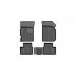 Коврики резиновые в салон 3D PREMIUM для Chevrolet Spark (2010-2015)