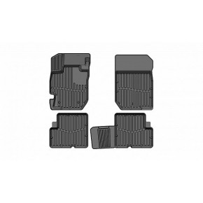 Коврики резиновые в салон 3D PREMIUM для Nissan Almera (2012-)