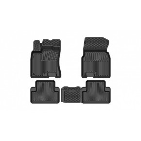 Коврики резиновые в салон 3D PREMIUM для Nissan Qashqai (2006-2013)