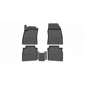 Коврики резиновые в салон 3D PREMIUM для Nissan Tiida (2015-)