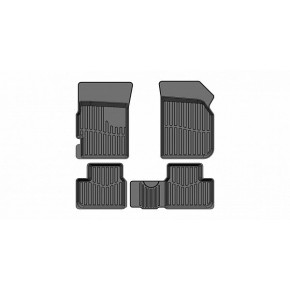 Коврики резиновые в салон 3D PREMIUM для Ravon R2 (2016-)