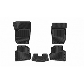 Коврики резиновые в салон 3D PREMIUM для Skoda Fabia (2010-2014)