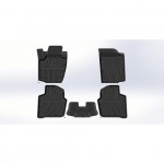 Коврики резиновые в салон 3D PREMIUM для Skoda Rapid (2012-)