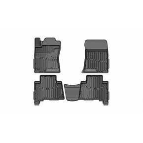 Коврики резиновые в салон 3D PREMIUM для Toyota Prado 150/Lexus GX460 (2009-)