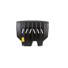 Защита картера двигателя и кпп HYUNDAI Getz (02-11) 1,1/1,4/1,6 бен. МТ/АТ(сталь 2 мм)