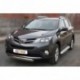 Защита передняя для Toyota RAV-4 2013-2015 (ОВАЛ) D 75х42