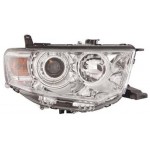Правая фара линзованная +/- под корректор Mitsubishi Pajero Sport - 2 поколение