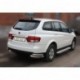 Защита задняя для SsangYong Kyron 2007-2015 уголки двойные D 76,1/50,8