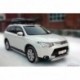 Защита передняя для Mitsubishi Outlander 2014-2015 (ОВАЛ) D 75х42