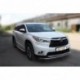 Защита передняя для Toyota Highlander 2014-2016 двойная D 60,3/42,4