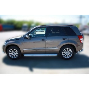 Пороги с площадкой для Suzuki Grand Vitara 2012-2015 D 50,8