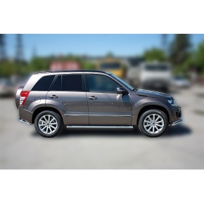 Пороги труба для Suzuki Grand Vitara 2012-2015 D 60,3