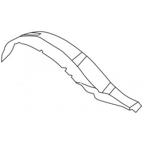 Подкрылок переднего правого крыла (+usa) Mitsubishi Pajero Sport - 1 поколение