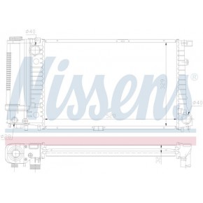 Радиатор охлаждения BMW E34