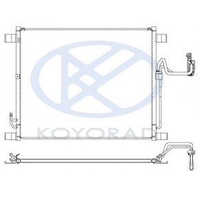 Конденсатор (радиатор) кондиционера Infiniti EX 35 / 37