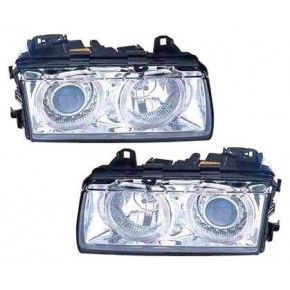 Тюнинг - комплект фар ангельские глазки BMW E36