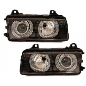 Тюнинг - комплект фар ангельские глазки BMW E36