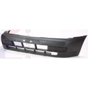 Передний бампер черный Nissan Almera N15
