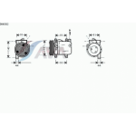 Компрессор кондиционера 2 Nissan Almera N15