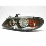Левая фара под корректор внутри черная Nissan Almera N16E