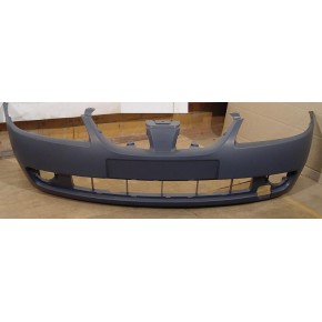 Передний бампер черный Nissan Almera N16E