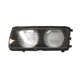 Стекло левой фары с креплениемиями (hella - тип) BMW E36