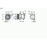 Компрессор кондиционера Nissan Almera N16E