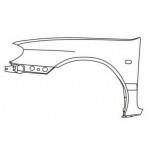 Крыло переднее левое с отверстием под повторитель Nissan Maxima QX CA33