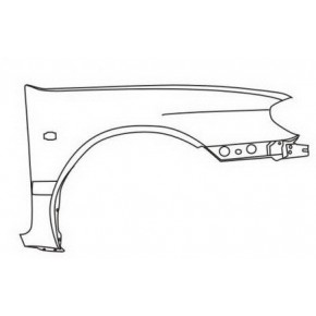 Крыло переднее правое с отверстием под повторитель Nissan Maxima QX CA33