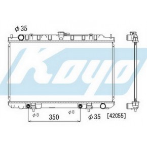 Радиатор охлаждения (автомат) 2 3 Nissan Maxima QX CA33