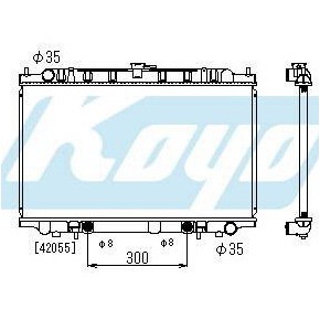 Радиатор охлаждения (автомат) 2 3 (2 ряд) Nissan Maxima QX CA33