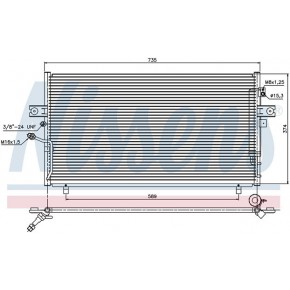 Конденсатор (радиатор) кондиционера Nissan Maxima QX CA33