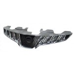 Решетка радиатора хром - черная Nissan Murano - 2 поколение