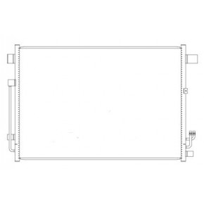 Конденсатор (радиатор) кондиционера Nissan Murano - 2 поколение