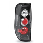 Тюнинг - комплект задних внешних фонарей прозрачные внутри черные Nissan Navara