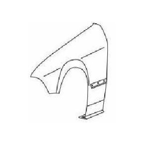 Крыло переднее левое (купе) (кабриолет) без отверстия под повторитель BMW E36