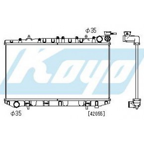 Радиатор охлаждения (механика) 1.8 Nissan Primera P10 КРОМЕ W10