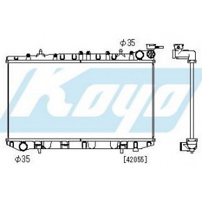 Радиатор охлаждения (механика) 1.8 Nissan Primera P10 КРОМЕ W10